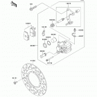 KX65 (KX65-ACF) Передний тормоз