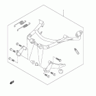 DL650A V-Strom Центральная подножка (опционально)