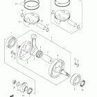 RM-Z450 Коленвал