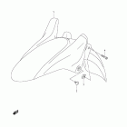 DL650A V-Strom Переднее крыло