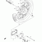 DR-Z125,L Front wheel (dr-z125 e33)