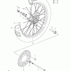 RM85,L Front wheel (rm85)