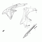 RM-Z250 Fuel tank cover