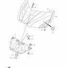 GSX-R1000 Fuel tank front cover