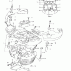 VL800 Boulevard C50 Rear cylinder head (vl800t  e28)