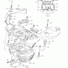 VL800 Boulevard C50 Rear cylinder head (vl800  e03)