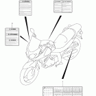 DL650A V-Strom Наклейка  (e28)