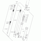 DR650SE Передняя вилка
