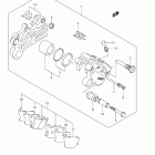 DL650A V-Strom Задний суппорт