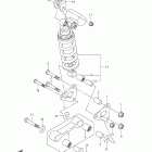 GSX-R600 Rear cushion lever (gsx-r600l2 e28)