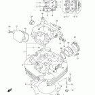 DR650SE Головка цилиндра