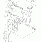 DR-Z400S Передний суппорт тормозной
