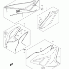 GSX-R600 Fuel tank cover