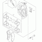 GSX-R750 Передний суппорт тормозной