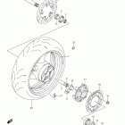 GSX-R750 Заднее колесо