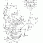 VL800 Boulevard C50 Rear cylinder head (vl800  e28)