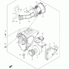DR-Z125,L Воздухозаборник