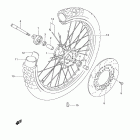 DR650SE Переднее колесо