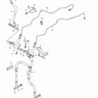 DL650,A V-Strom Front brake hose (dl650a l1 e3)