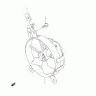 DR-Z400S Вентилятор радиатора