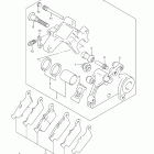 DR-Z400S Задний суппорт