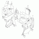 VL800 Boulevard C50 Frame cover (vl800c e28)