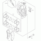 GSX-R600 Передний суппорт тормозной