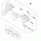 DL650,A V-Strom Rear caliper (dl650 l1 e28)