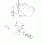 DR650SE Рукоятка газа и тормоза