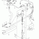 DL650,A V-Strom Rear master cylinder (dl650a l1 e28)
