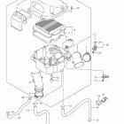 DL650,A V-Strom Воздухозаборник