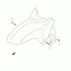 DL650,A V-Strom Front fender (dl650 l1 e3)