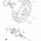 DL650,A V-Strom Rear wheel (dl650a l1 e33)