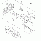 DL650,A V-Strom Rear caliper (dl650a l1 e28)
