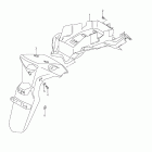 DL650,A V-Strom Rear fender (dl650a l1 e28)