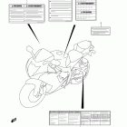 GSX-R600 Наклейка  (e28)