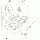 DL650,A V-Strom Фара