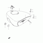 LS650 Boulevard S40 Fuel tank (ls650l1 e28)