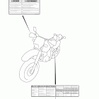 DR650SE Наклейка  (e28)
