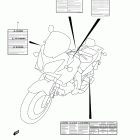 DL650,A V-Strom Label (dl650 l1 e28)