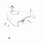 LS650 Boulevard S40 Fuel tank (ls650l1 e3)