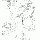 DL650,A V-Strom Rear master cylinder (dl650a l1 e33)