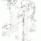 DL650,A V-Strom Rear master cylinder (dl650a l1 e3)