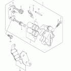 TU250X Передний суппорт тормозной