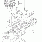 DR-Z400S Головка цилиндра