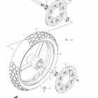 DL650,A V-Strom Front wheel (dl650 l1 e28)