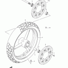 DL650,A V-Strom Front wheel (dl650 l1 e3)