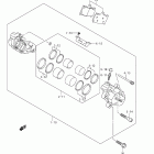 GSX1250FA Передний суппорт тормозной