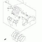 DR650SE Задний суппорт