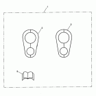 Thunderbird Storm Chrome cable guide, 25.4mm